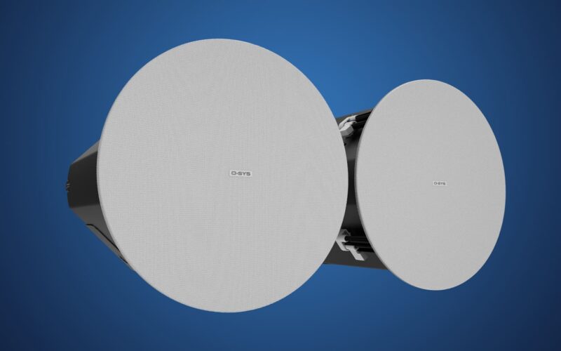 Q-SYS Expands AcousticDesign™ Series with Large-Format Ceiling Loudspeakers