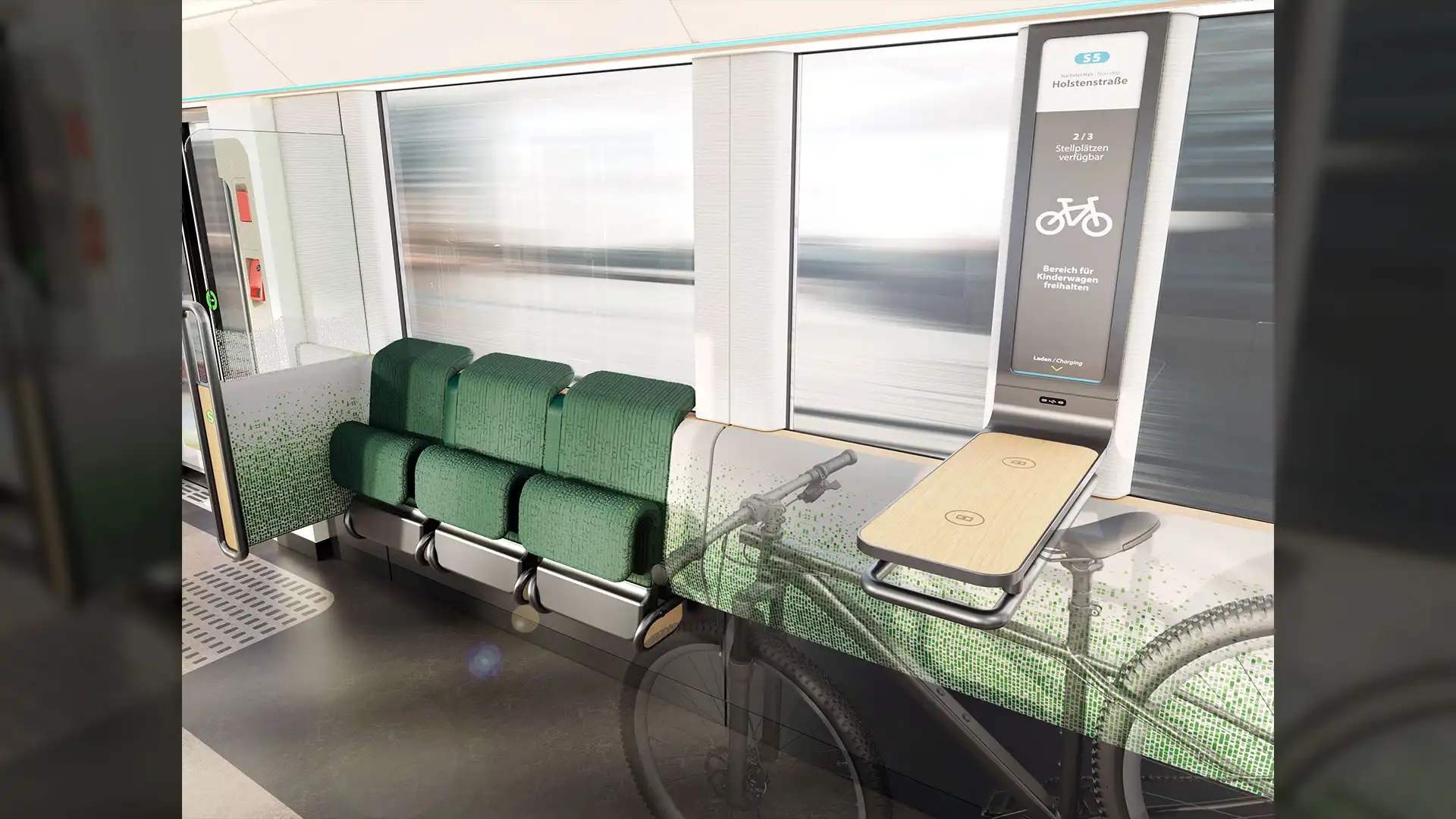 The concept train features ADP's 28.5-inch HiRaso Panel PC, an industrial-grade embedded solution that combines energy-saving display with robust computing capabilities. It delivers clear, dynamic guidance across various applications—from passenger information systems to bicycle and luggage areas, enhancing reliability and creating a seamless travel experience for passengers. - AV Today Magazine