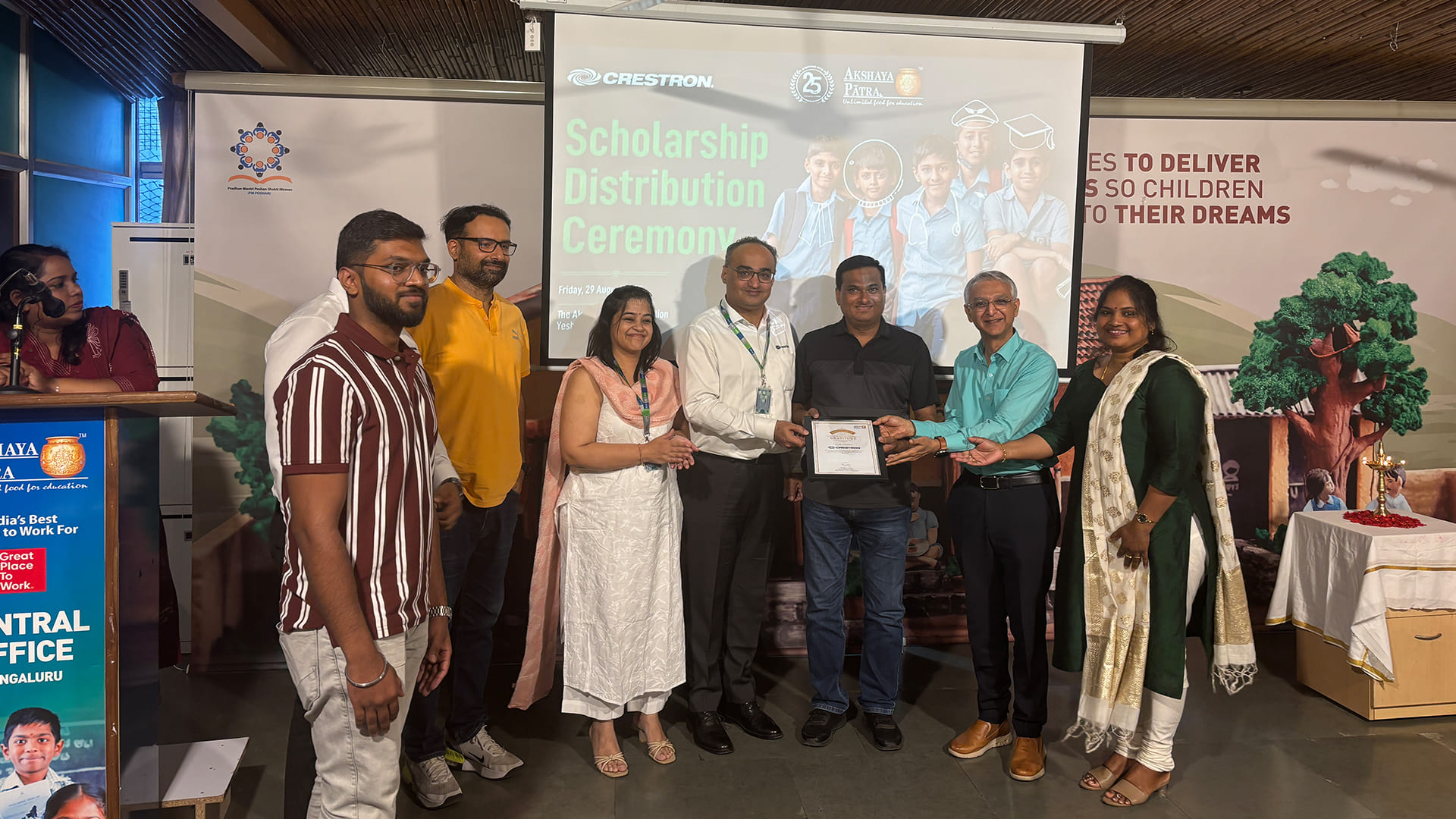 Crestron Partners with Akshaya Patra to Empower Education Through Scholarships - AV Today Magazine