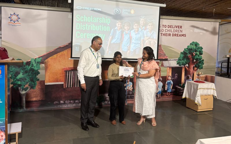 Crestron Partners with Akshaya Patra to Empower Education Through Scholarships - AV Today Magazine