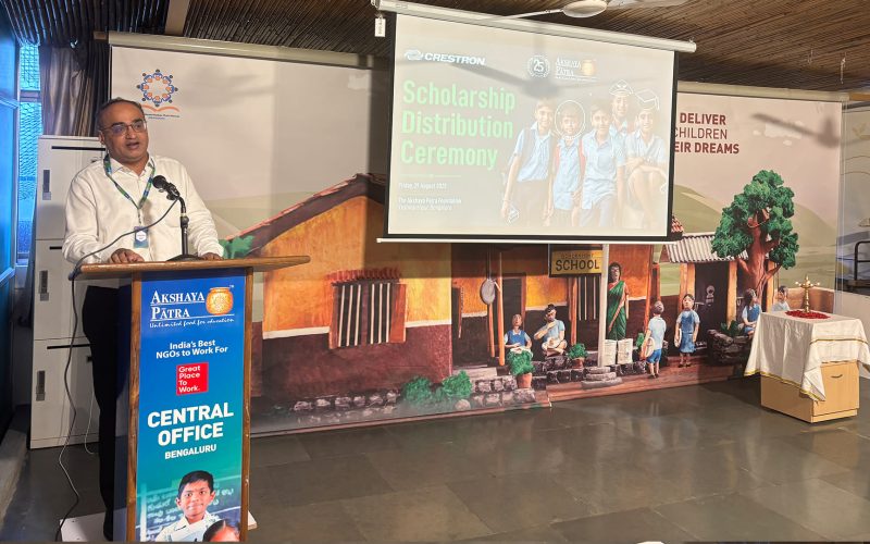 Crestron Partners with Akshaya Patra to Empower Education Through Scholarships - AV Today Magazine