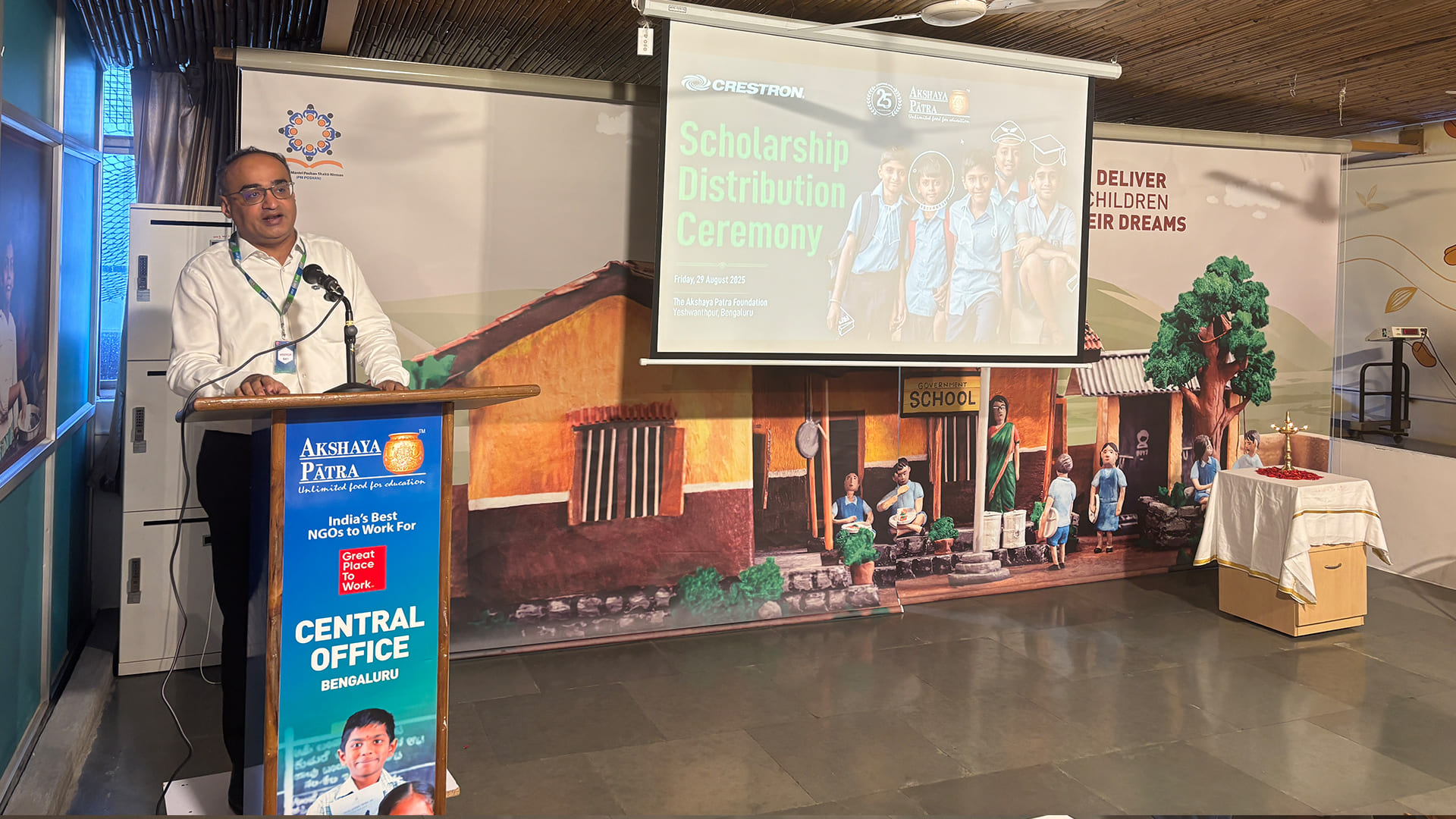 Crestron Partners with Akshaya Patra to Empower Education Through Scholarships - AV Today Magazine