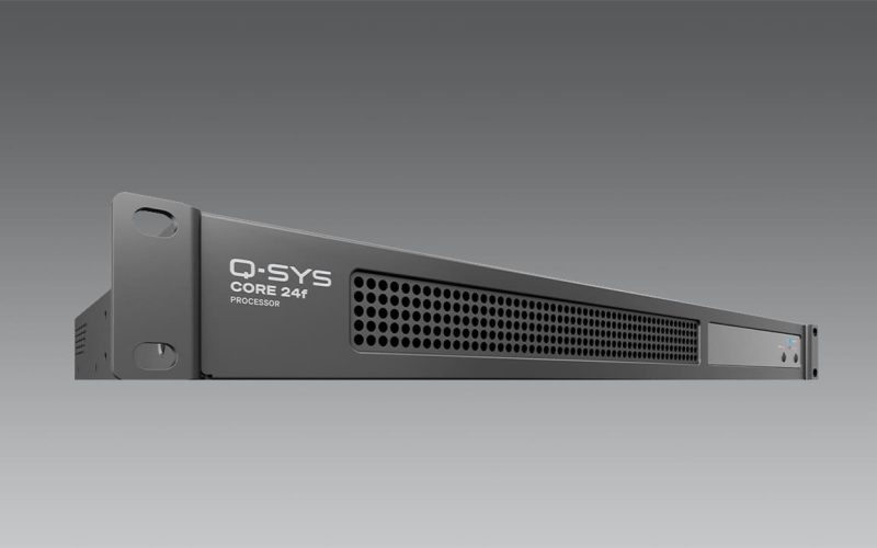 Q-SYS Core 24f  The Future of Integrated Audio, Video, and Control Processing