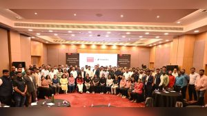 AV and IT professionals at the Sennheiser Barco Collaboration Tour in Bangalore.