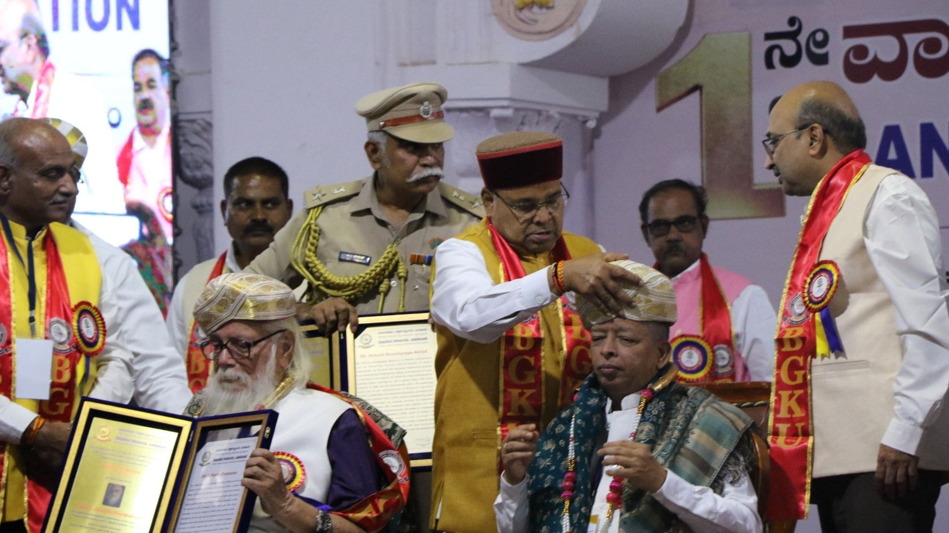 Dr Mahesh Bellad Honorary Doctorate Bagalkot University