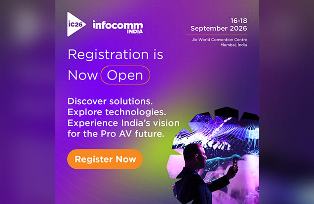 Industry experts delivering educational sessions on Pro AV trends and digital transformation at InfoComm India 2026.