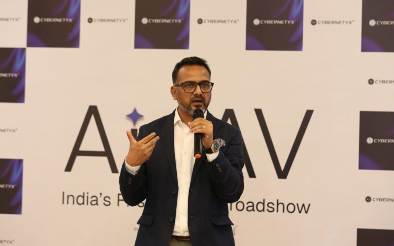 Channel partners attending the Cybernetyx AI in AV Roadshow in New Delhi.