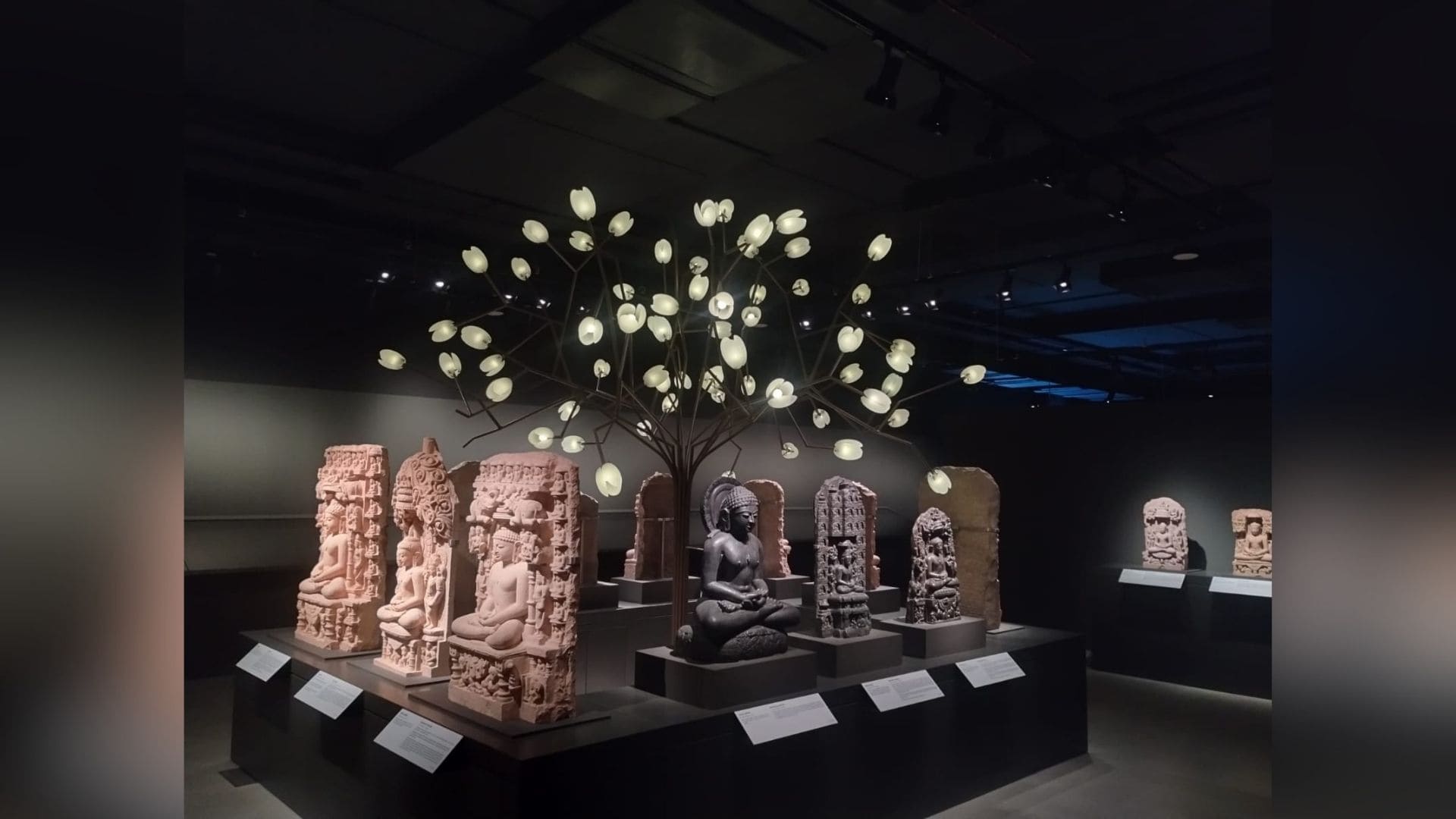 Panasonic 4K laser projectors creating large-format visual experiences inside the museum.