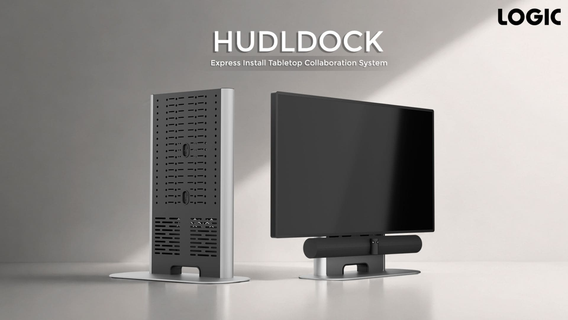 LOGIC Expands Workspaces Portfolio with HudlDock: A Tool-Free AV Solution for Huddle Rooms
