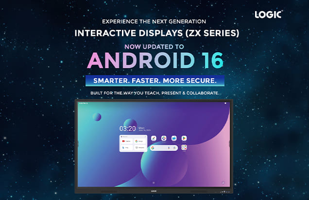 LOGIC ZX Series 4K Interactive Display for business collaboration