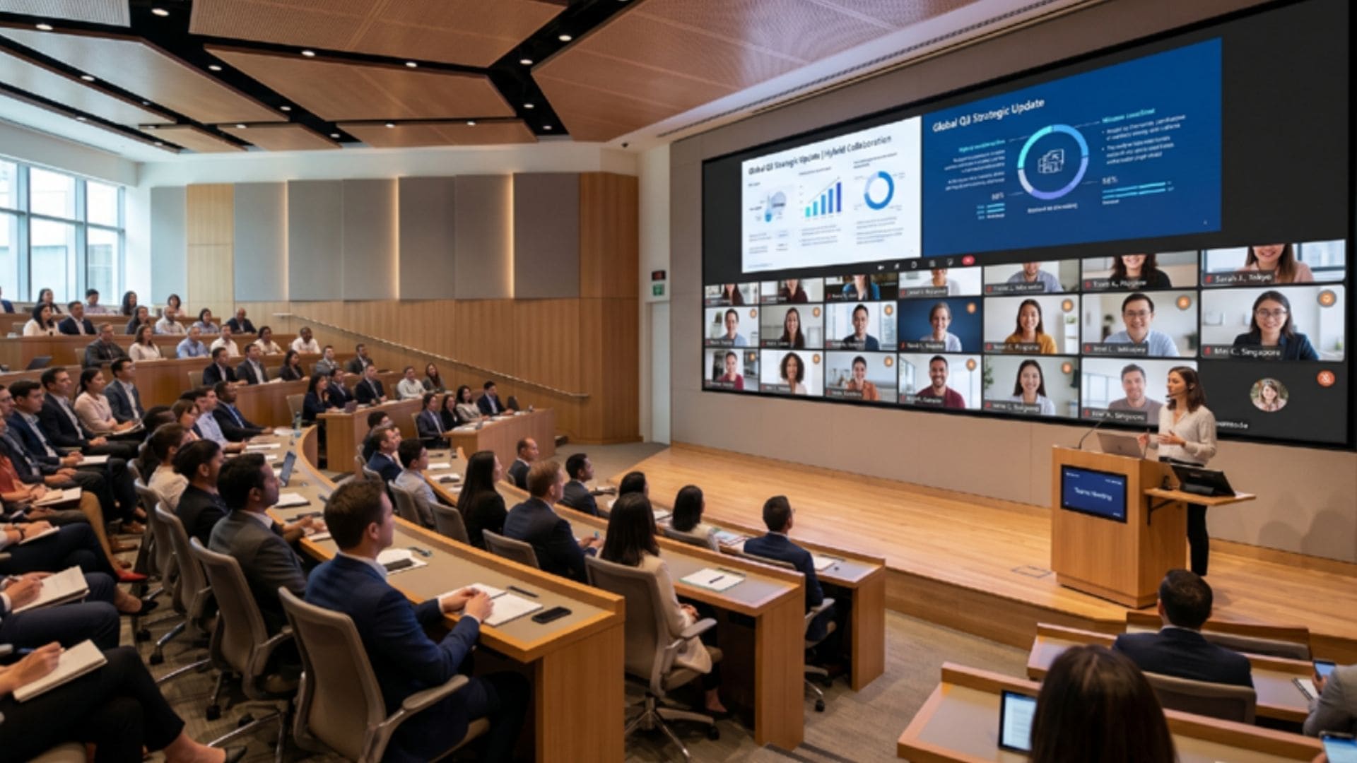 smart classroom av design hybrid learning