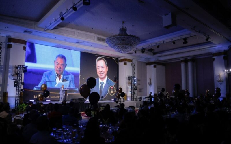 VEGA executives discussing regional growth across Japan and North Asia during the Bangkok anniversary gala.