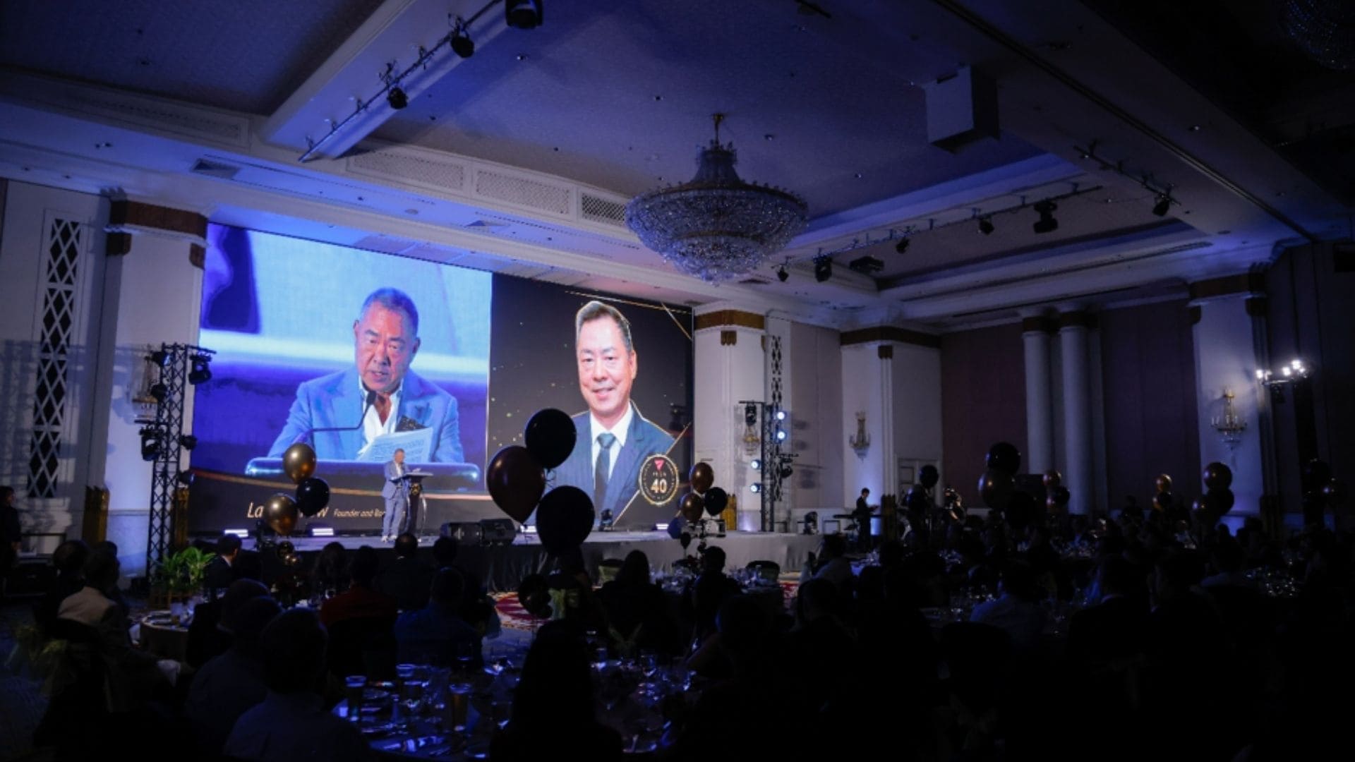 VEGA executives discussing regional growth across Japan and North Asia during the Bangkok anniversary gala.