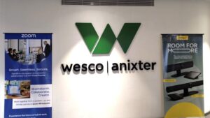 Wesco Anixter hybrid meeting event in Bangalore