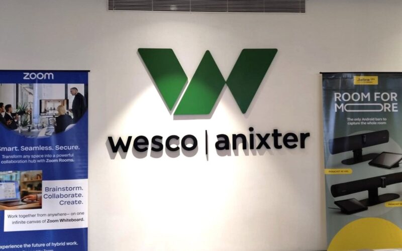 Wesco Anixter hybrid meeting event in Bangalore