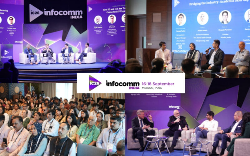 AI-enabled professional AV technologies showcased at InfoComm India 2026