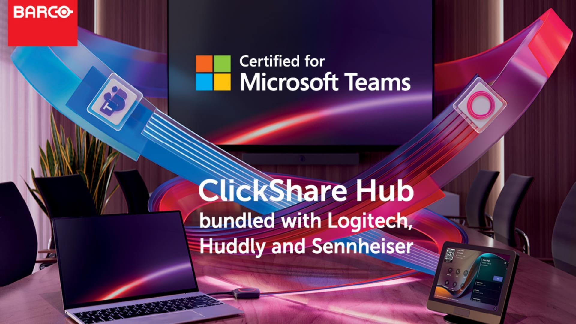 BARCO CLICKSHARE HUB | A Flexible Foundation for Simpler, Smarter Hybrid Meetings