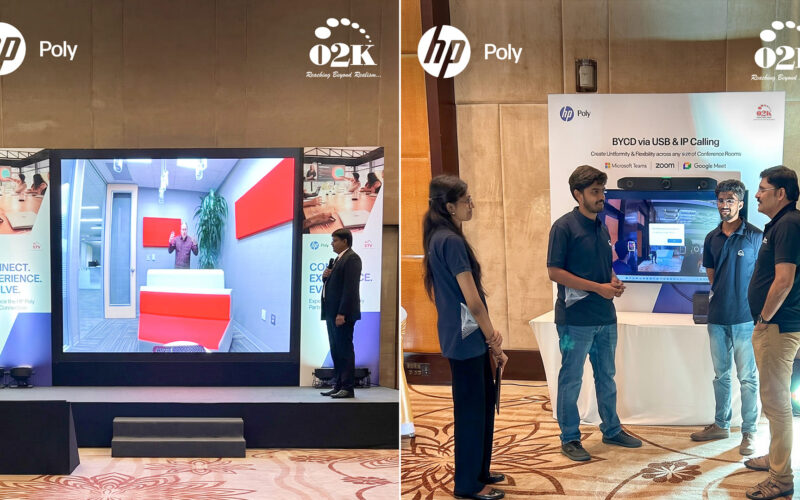 HP Poly workplace collaboration solutions on display