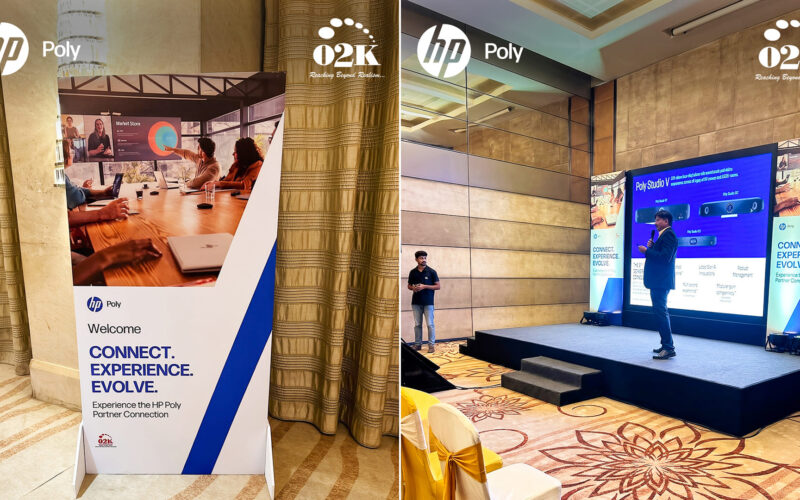 Guests at the Office 2000 and HP Poly Partner Experience event